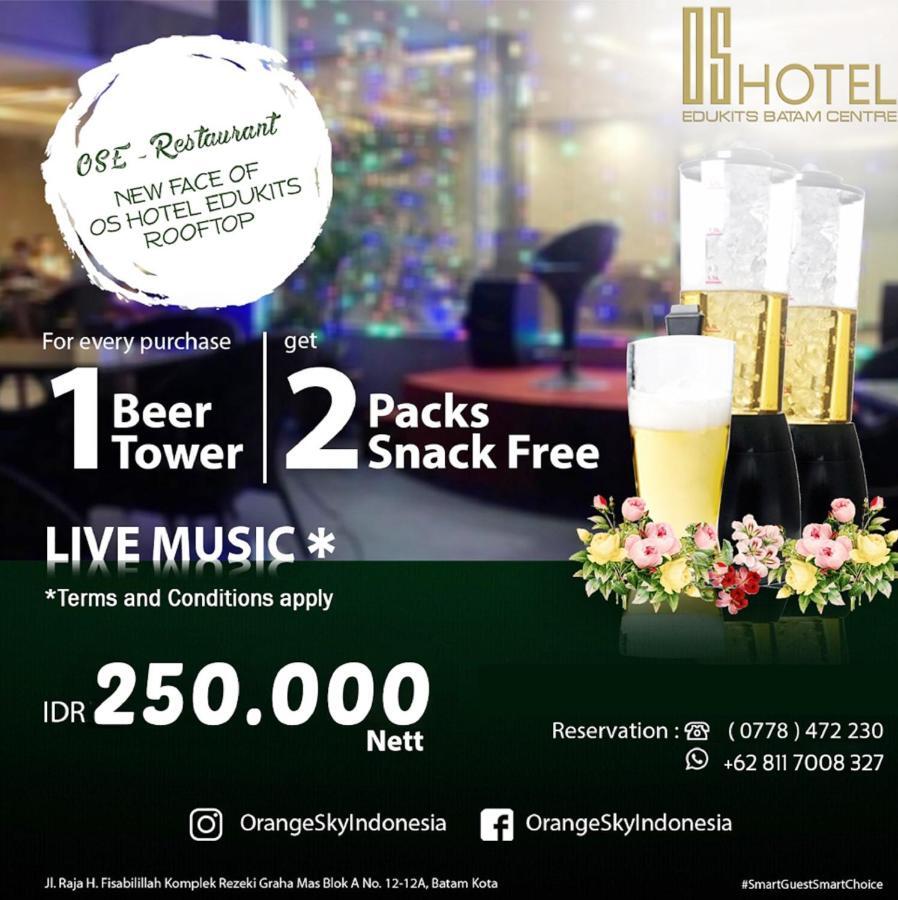 Os Hotel Edukits Fka Venesia Hotel Batam Buitenkant foto